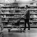 FMCG products on retail shelves