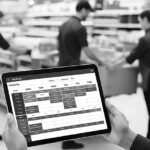 Tablet dashboard retail analytics