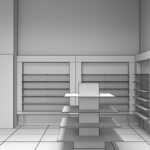 Traditional vs modern store aisle